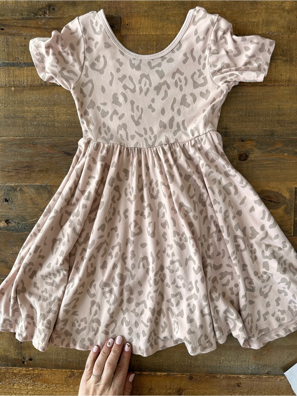Kyte BABY Blush Leopard Twirl Dress